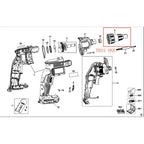 DCF620 N435495 Nose Cone Assy Replace for Dewalt DCF621 DCF620B DCF620D2 DCF620M2 Brushless Drywall Screwgun