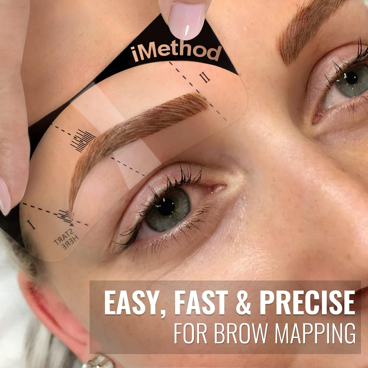 Eyebrow Stencils Eyebrows Shape Reusable - 27 Eyebrow Stencil Kit, Brow Stencils for Eyebrow Stamp, Eyebrow Shaping