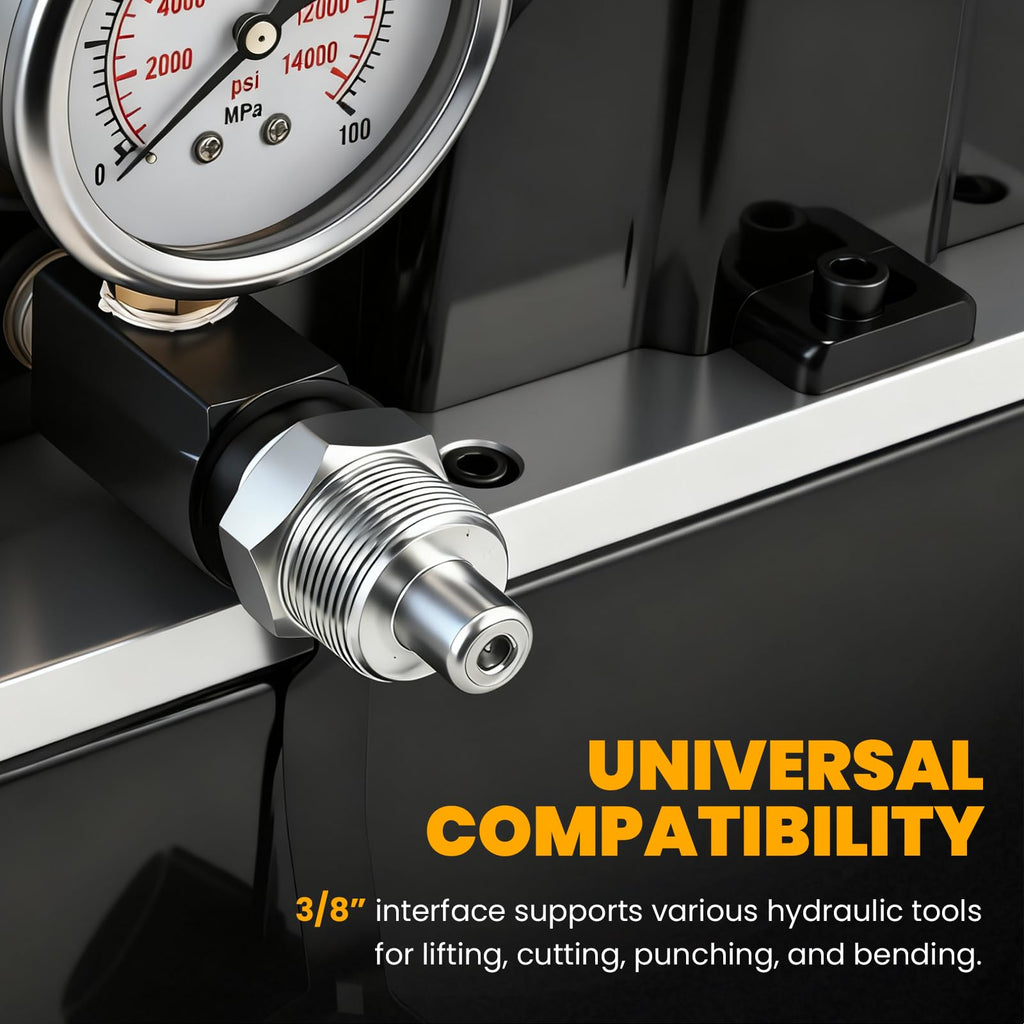 NEWTRY 1.2KW Electric Hydraulic Pump, Power Pack Unit