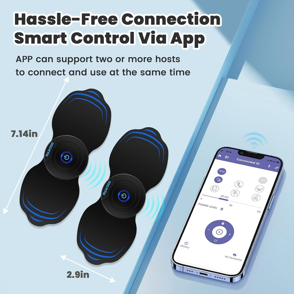12 Modes Wireless TENS Unit Muscle Stimulator for Pain Relief