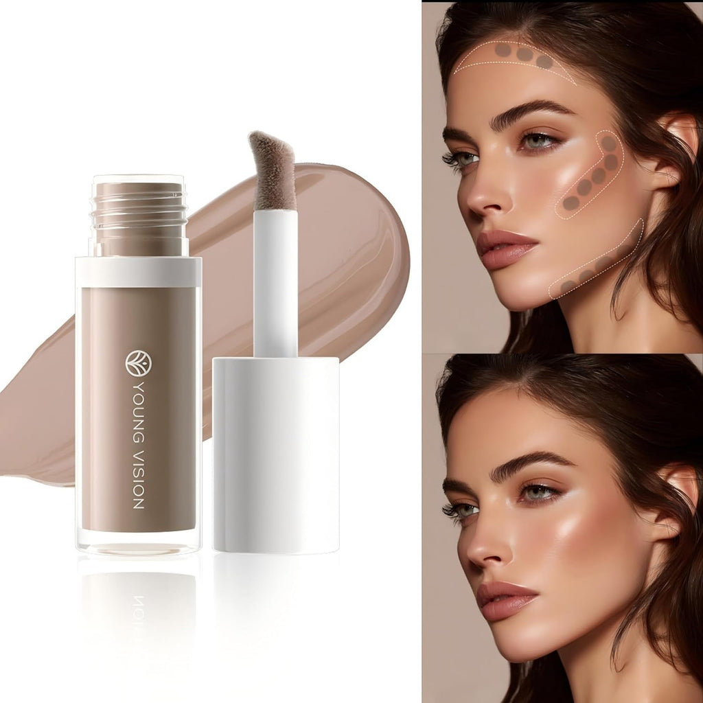 Liquid Contour Long Lasting Cream Bronzer Makeup, 03 Cool Grey