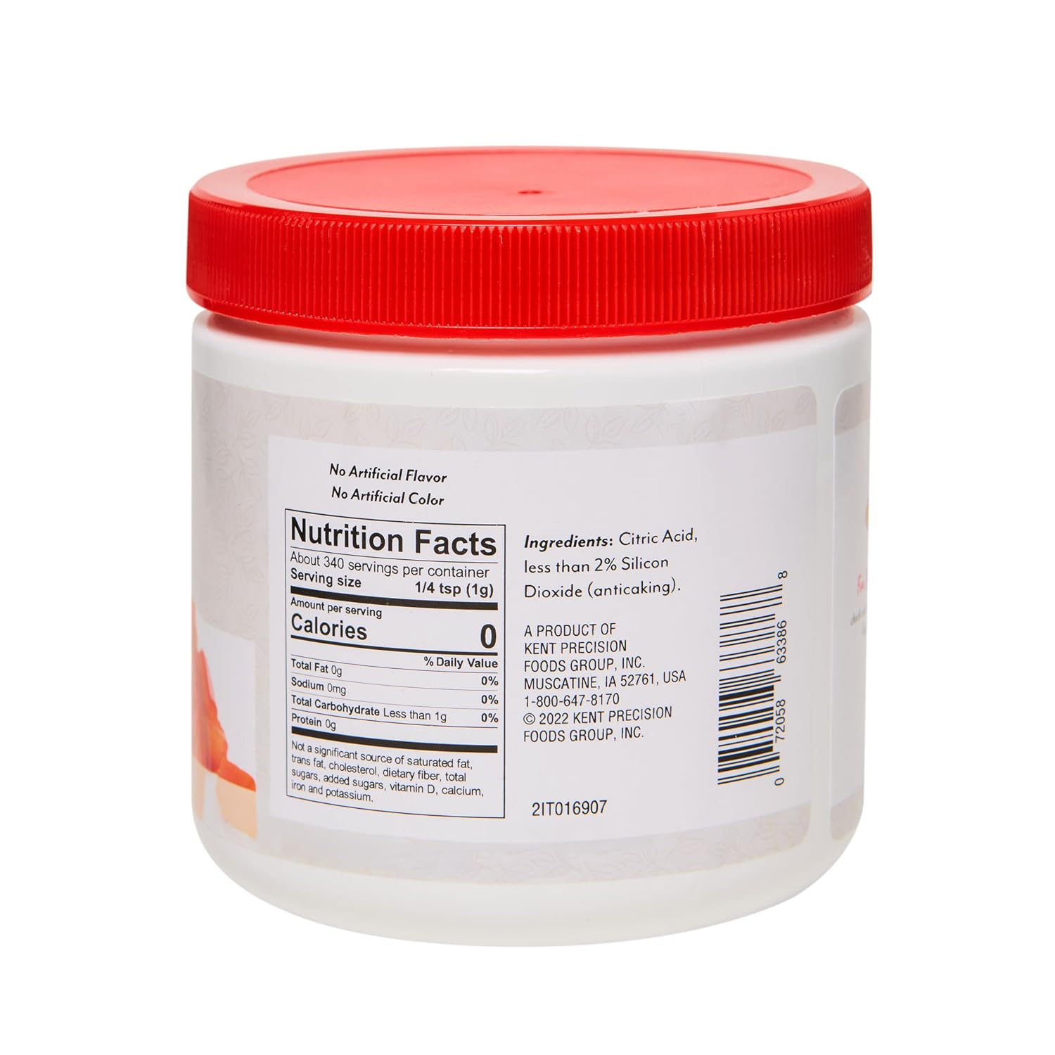 Citric Acid, Preserves Taste & Freshness, 12 oz Jar