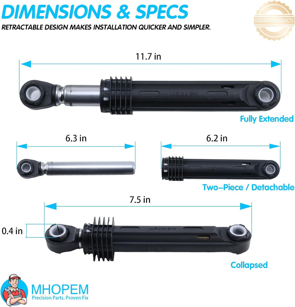 WM3500CW WM3570HVA WM3670HWA WM3700HWA WM3570HWA Washer Shock Absorbers