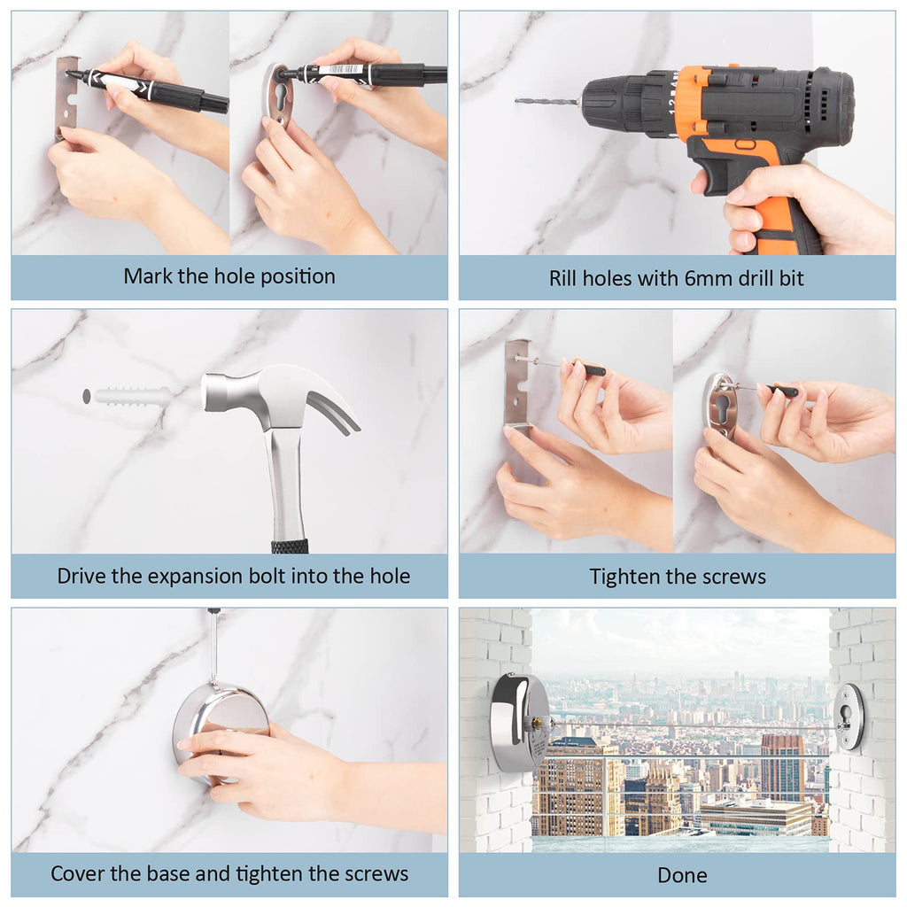 Retractable Clothesline 9.0 Feets Adjustable, 304 Stainless Steel