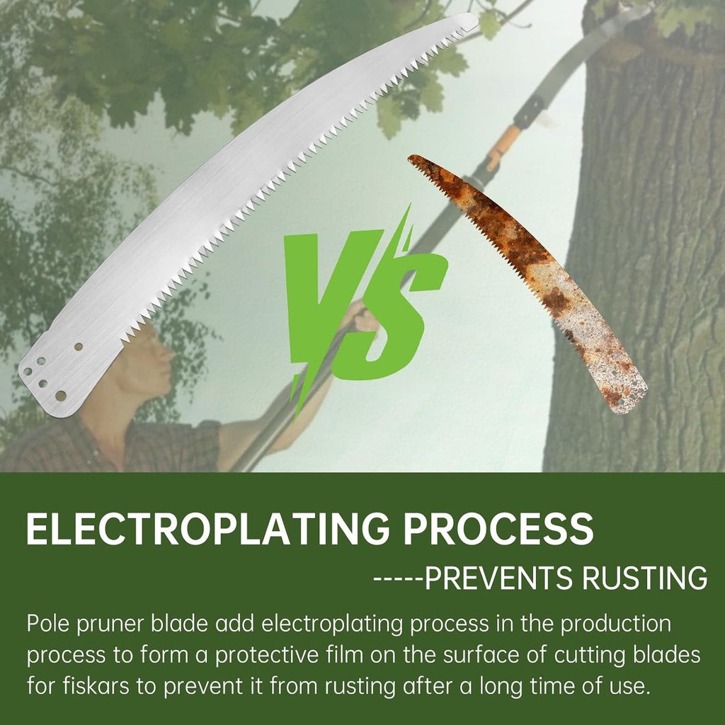 15" Pole Saw Blade Replacement for Fiskars Pruning Saws & Tree Trimmer