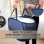 Collapsible Laundry Hamper Basket,Pop Up Mesh Foldable Bag for Laundry Room