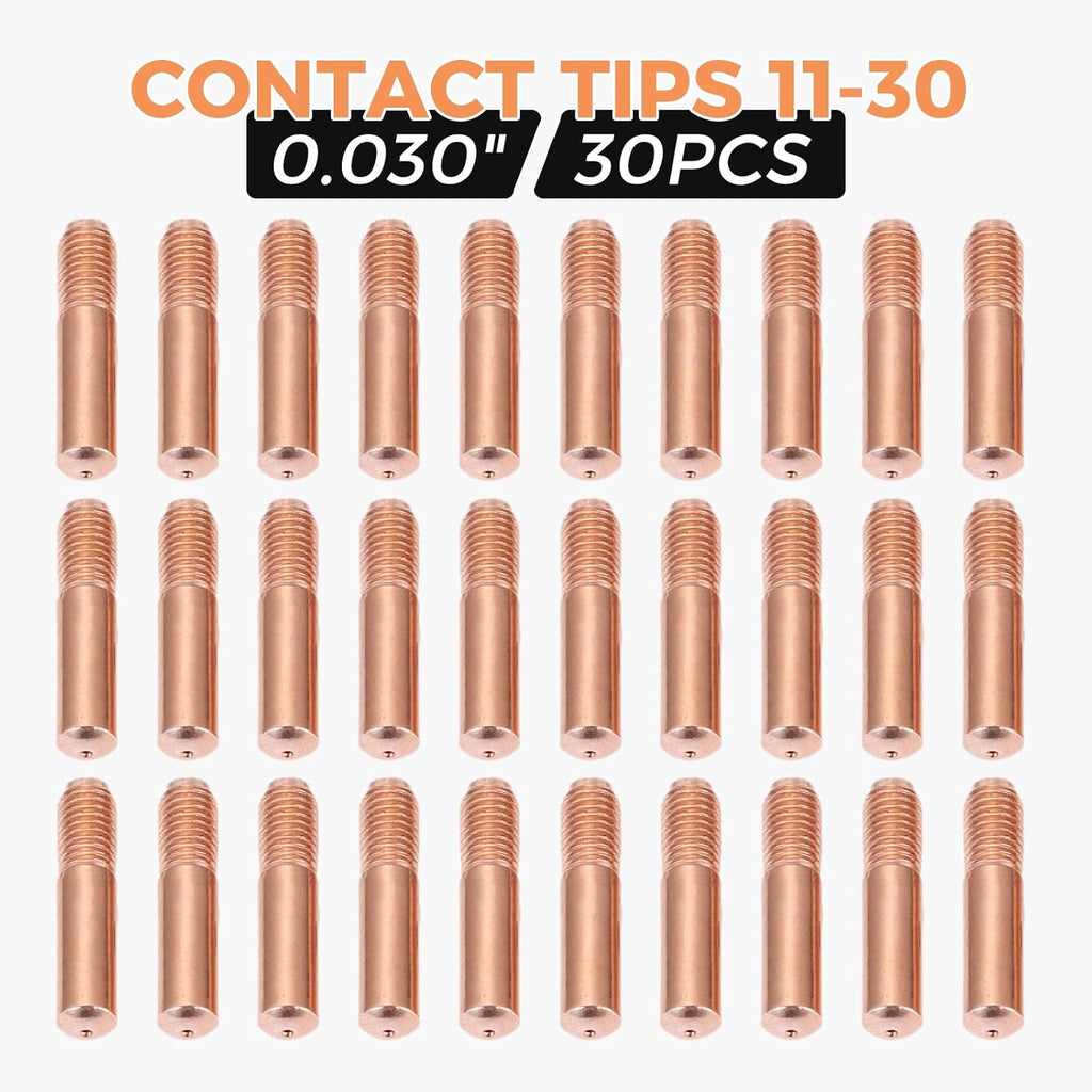 30Pcs Contact Tips for Mig Welding 11-30 0.030" Compatible with Lincoln