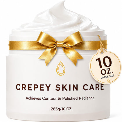 Crepe Skin Body Cream, Body Lotion for Crepey Textured Skin, Large Size
