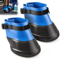 2 Pcs Protective Horse Hoof Boots, Adjustable Strap