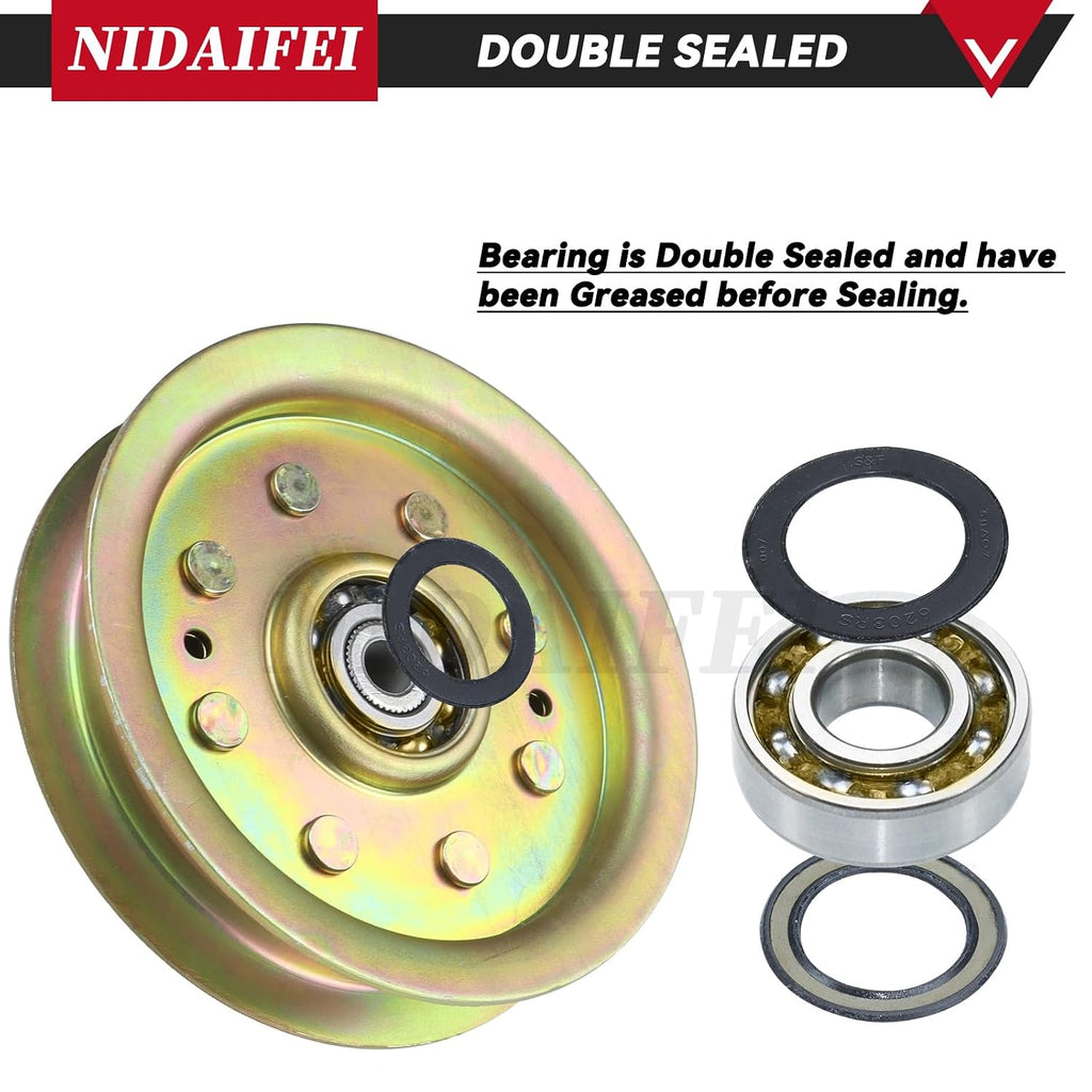 756-04129B Idler Pulley 4.25 for Troy Bilt 42", Cub Cadet 42" Deck