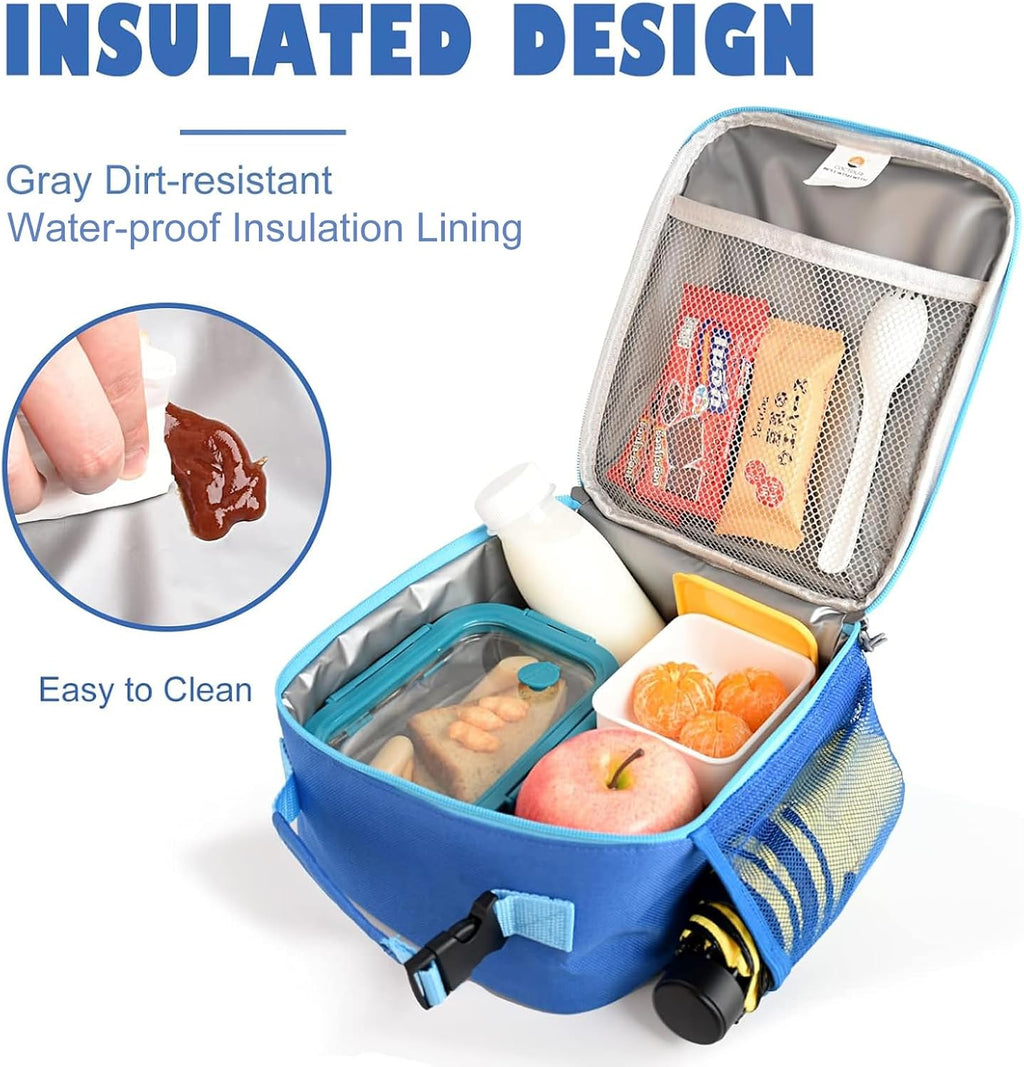 Lunch Box Kids,Premium Insulated Lunchbox for Girls Boys,Soft Mini Cooler Bag Back to School Thermal Reusable Lunch