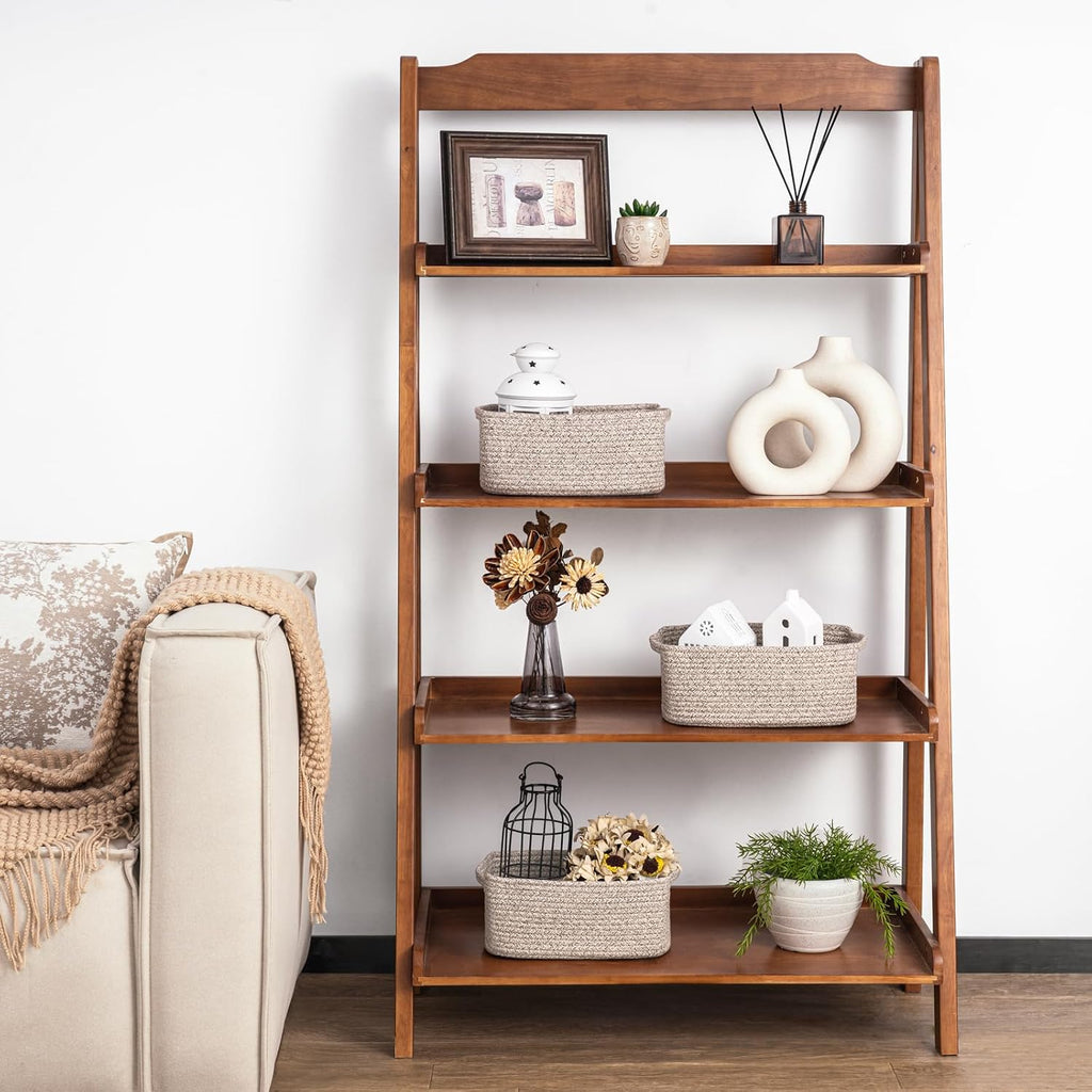 Baskets for Organizing, Storage Basket for Shelves, Baskets for Gifts, Woven Bakset 3 Pack for Living Room, 11 x 7 x