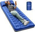 Sleeping Pad for Camping, 6" Extra-Thick Reinforced Camping Pad | Sleeping Mat With Pillows & Built-in Foot Pump