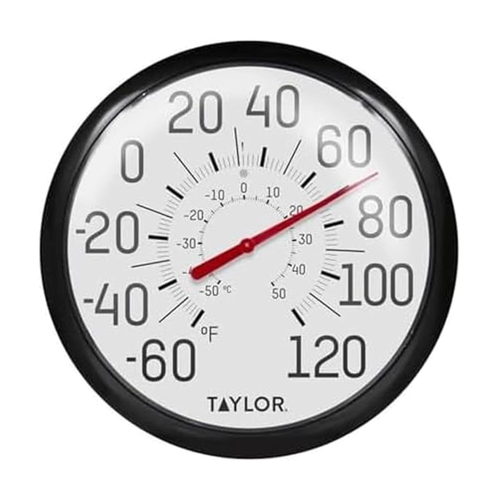 Taylor 13.25 Inch in/Out Dial Weather Thermometer