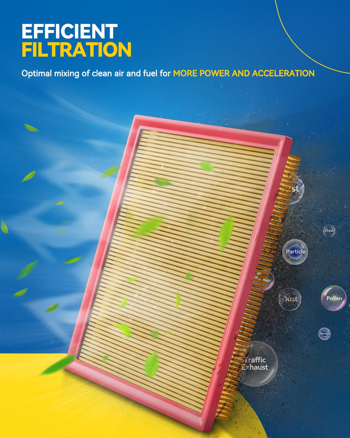PHILTOP CA9993 Engine Air Filter for Land Rover
