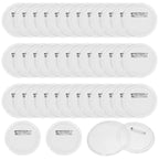 30Pcs DIY Button Pins 2.3 Inch Blank Custom Buttons Clear