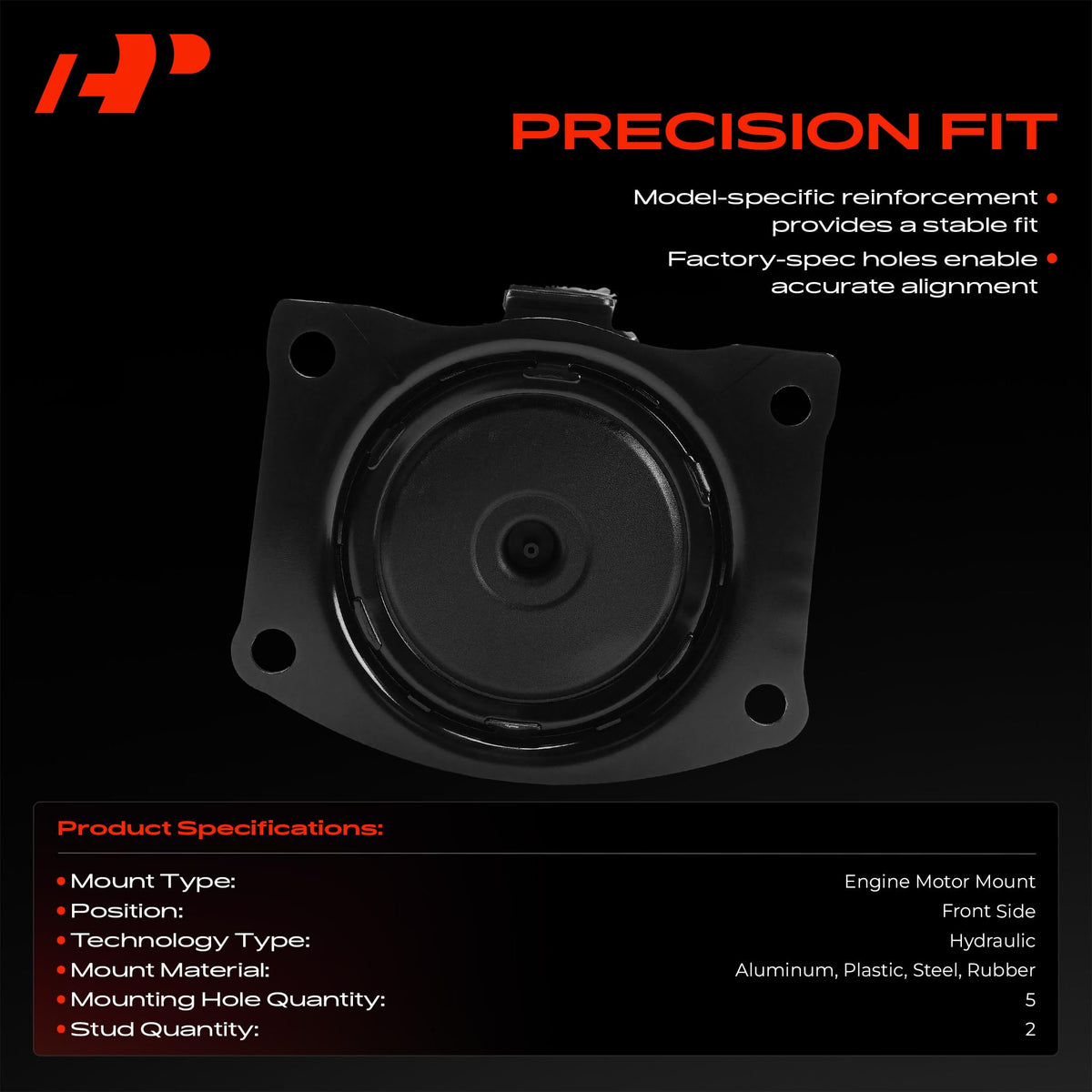 A-Premium Front Engine Motor Mount Compatible with Acura TL 2009-2014