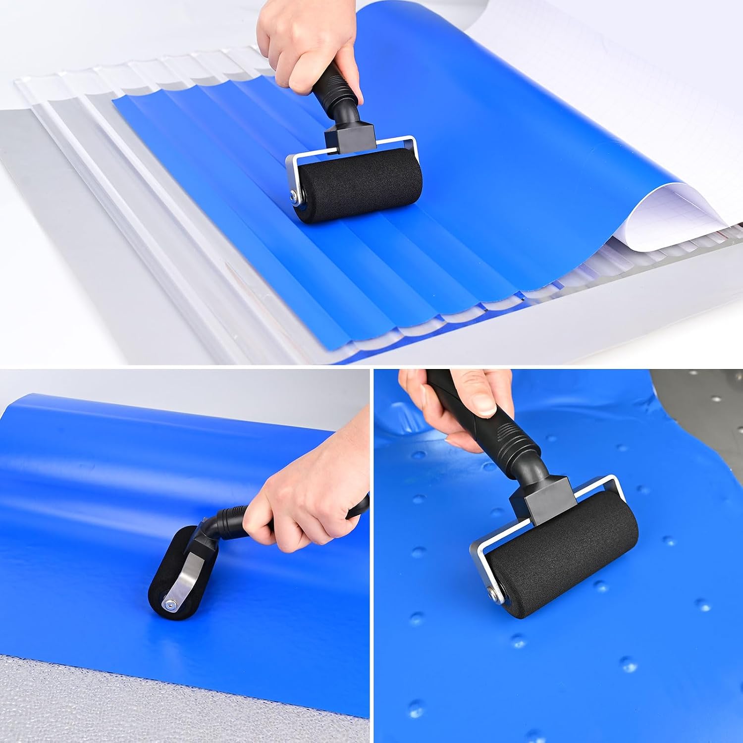 4-Inch Sponge Seam Roller, Rivet Roller for Vinyl Wrap - 2 Pack