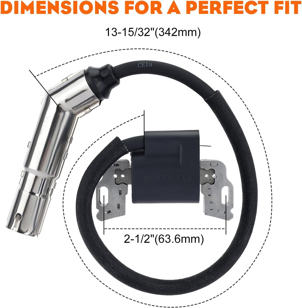 595304 Ignition Coil Magneto Armature for Brigg Stratt 799650 592841 | OEM 795315 495859 Replacement