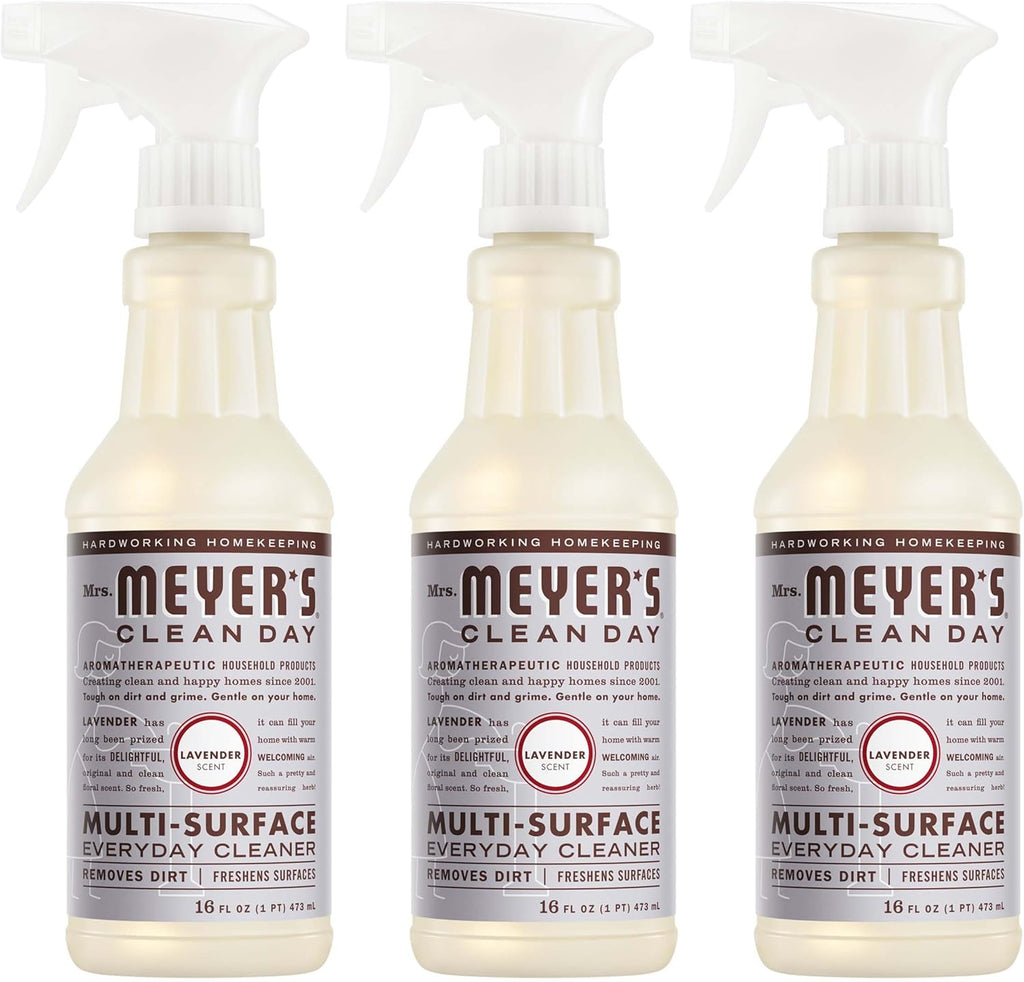 CLEAN DAY Multi-Surface Everyday Cleaner, Lavender Scent, 16 Fl Oz Bottle - 3 Pack