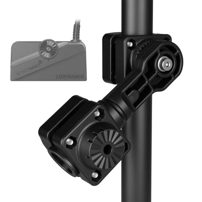 0 Degree Perspective Mount for Active Target,MultiMode Transducer Mount for Pole & Trolling Motor Shaft