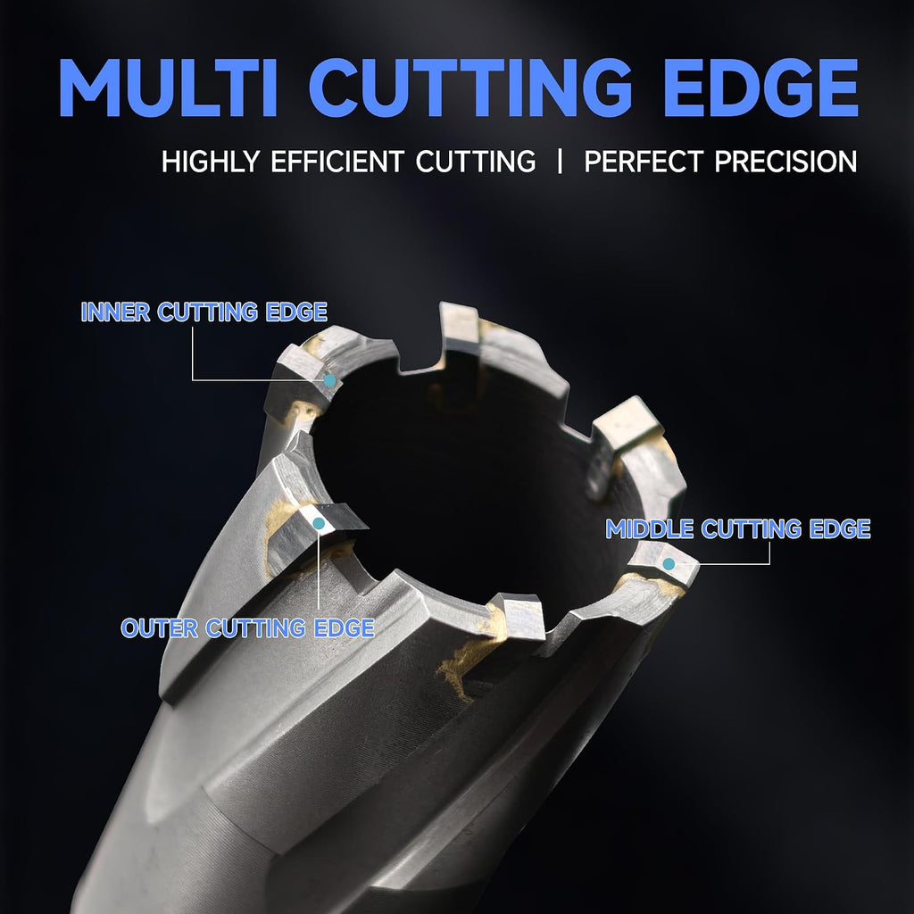 5pcs TCT Annular Cutter Set 1-3/8" Cutting Depth 5/8" to 1-1/8"