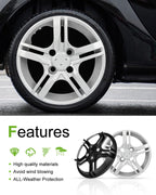 Hubcaps Wheel Cover Rim 13 Inch 4 PCS Silver