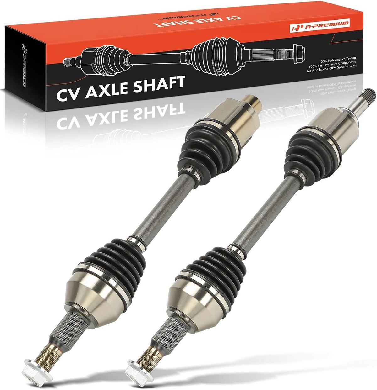 A-Premium Set of 2 Front CV Axle Shaft Assembly