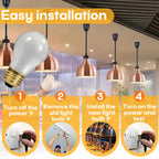 16-Pack 40W Heat Lamp Bulb, Shatterproof, Compatible With Hatco 02.30.265