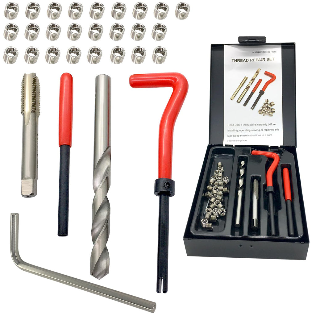 ANPTGHT 5/16-18 Inch Thread Repair Kit Helicoil Thread Inserts Taps Kit SAE