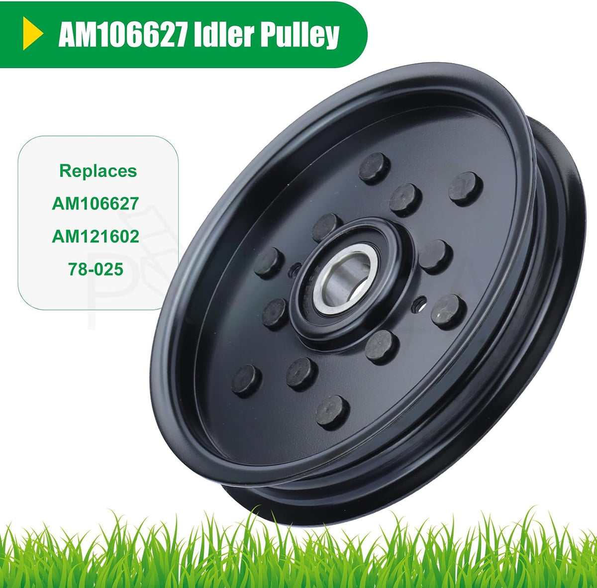 AUC16698 AM106627 Idler Pulley for John Deere Z425 Z225 Z445 Decks