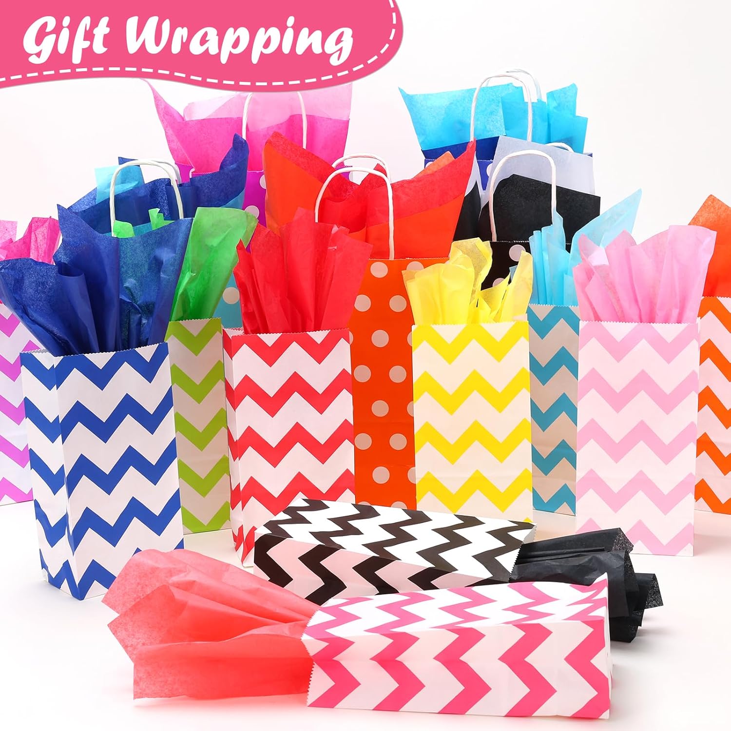 400 Sheets Tissue Paper, 20 Colors 10" X 14" Tissue Papers for Gift Bags Birthday Party Flower Decoration, Colored