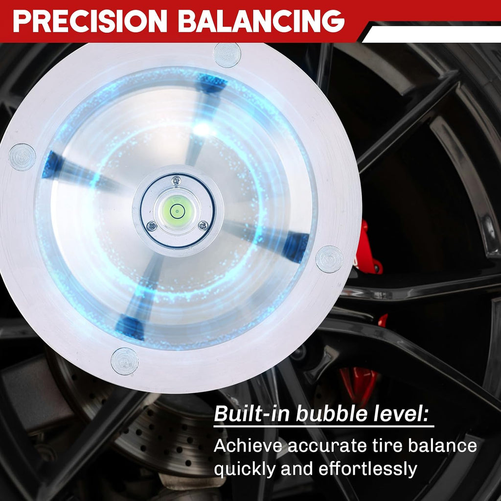 Portable Wheel Balancer with Heavy Duty Hubs