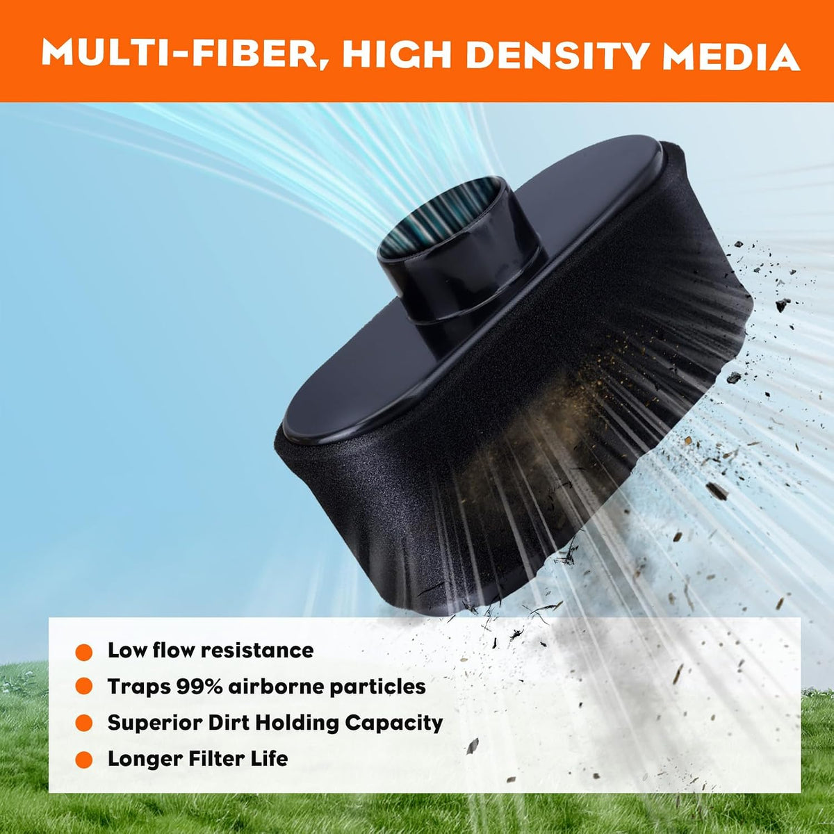 Hipa 11013-0752 Air Filter Replacement for Kawasaki FR691V FR651V FR730V