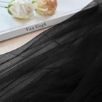 Black Tulle Fabric Roll, 54 Inch x 3 Yards