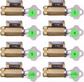 Progressive Practice Lock Assortment Set of 8 Educational Aid (SC Keyway)
