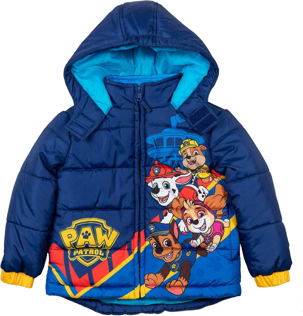 Boys' Hooded Puffer Jacket Toddler to Big Kid