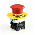 22mm 1NC 1NO Red Mushroom Emergency Stop Self-Locking Push Button Switch 600V 10A.
