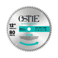 12-Inch 80T Miter Saw Blade, 1" Arbor | Carbide Tipped, ATB Smooth Crosscuts, Hardwood/Softwood/MDF/Plywood, for