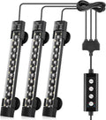 Dual-Channel Controller Submersible Aquarium LED Light, 24/7 Mode Full Spectrum Hidden Fish Tank Light with 3 Rows