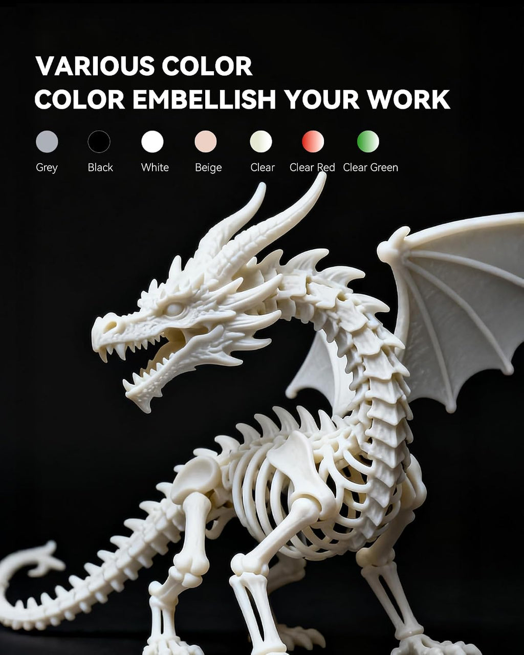 ABS Like Resin for 3D Printer, Fast 405nm UV Curing Photopolymer Resin 3D for LCD/DLP/SLA 3D Printers, High Toughness