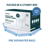 Commode Liners - Value Pack 100 Count Universal Fit