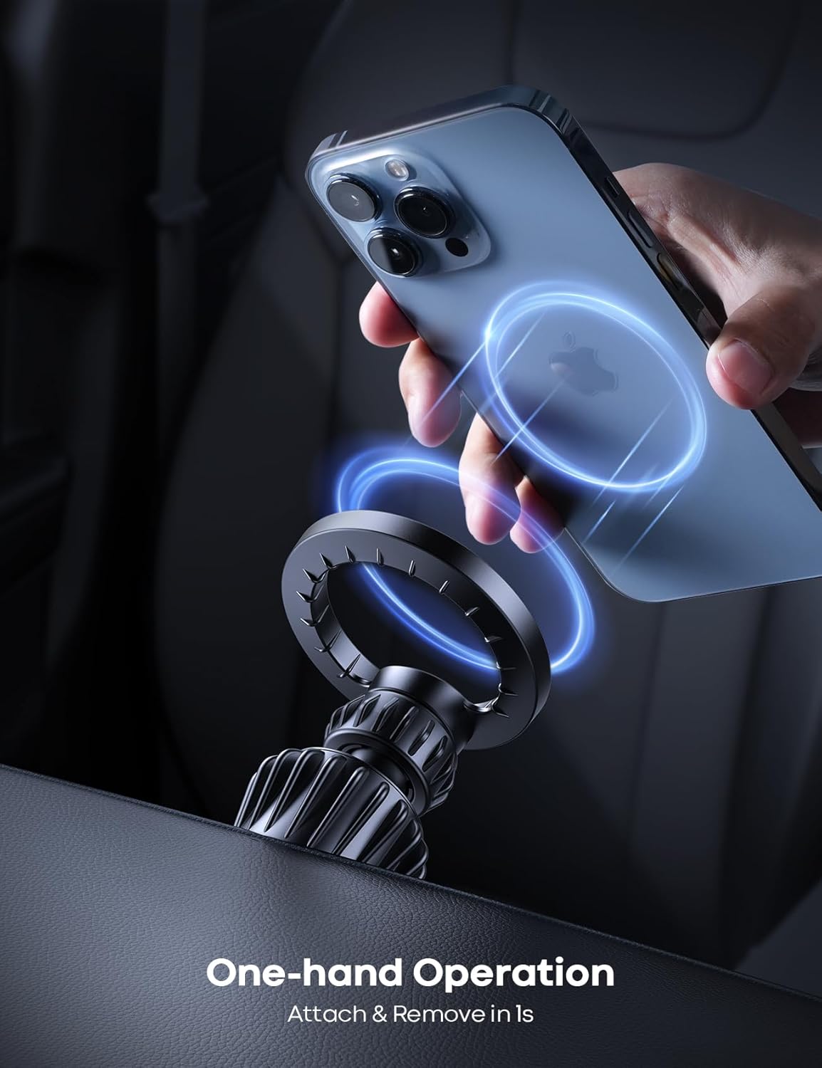 for MagSafe Car Mount - [20 Super Magnets] Magnetic Phone Holders for Your Car, Air Vent Phone Holder Car, HandsFree