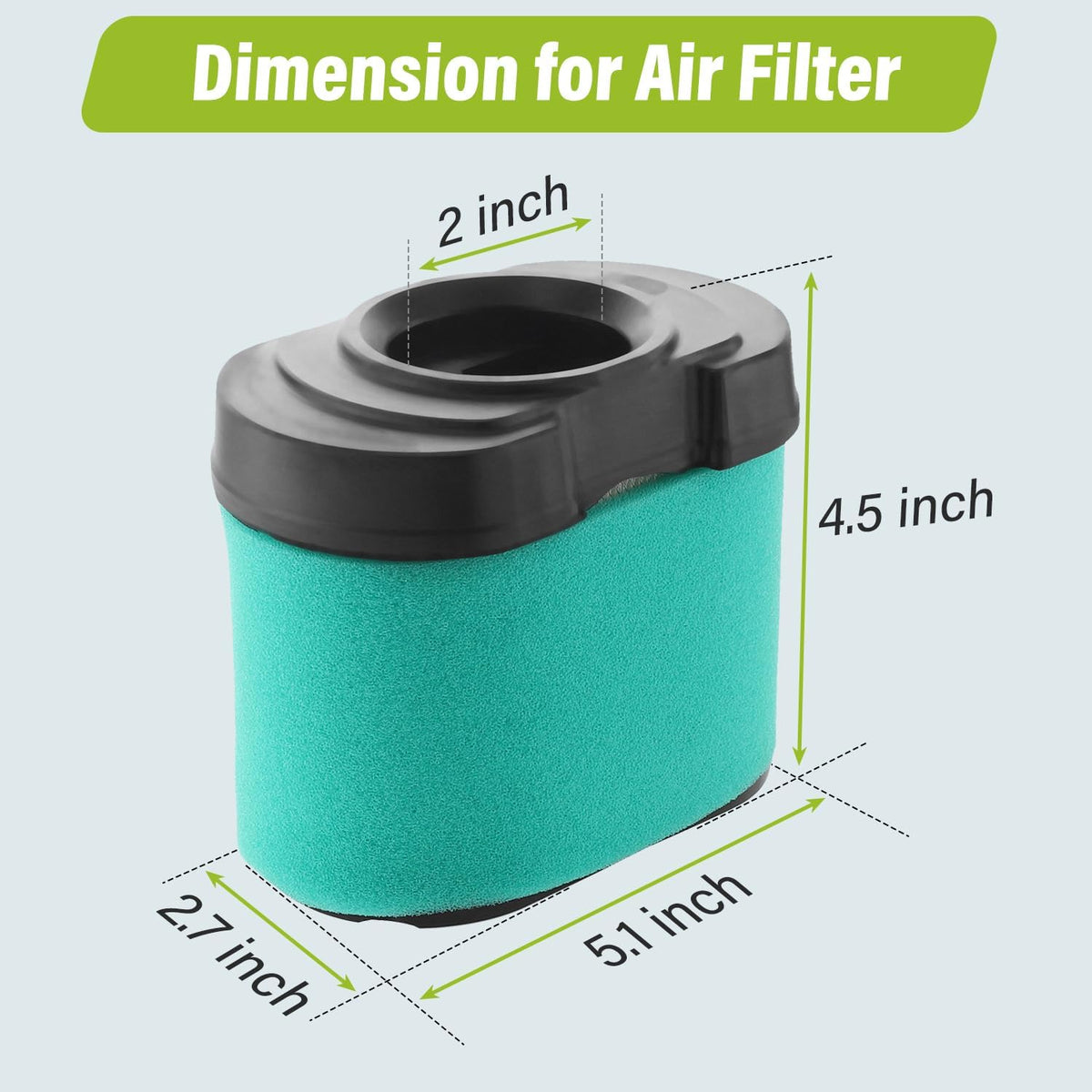 792105 Mower Air Filter Fit for V-Twin Engine 276890 4233 5405H