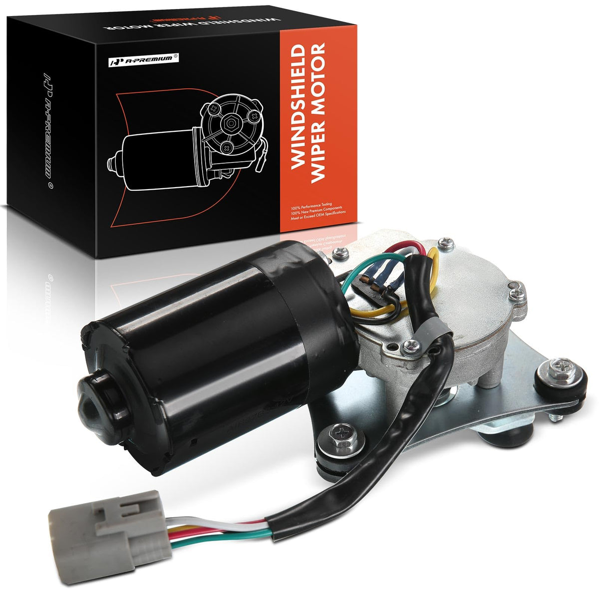 A-Premium Front Windshield Wiper Motor Compatible with Toyota