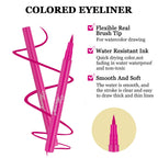 12 Colors Matte Liquid Eyeliner Set for Women