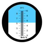 0-10% Brix Refractometer with ATC Low-Concentrated Sugar Content Solutions Accuracy 0.1% Maple Sap Cutting Liquid CNC