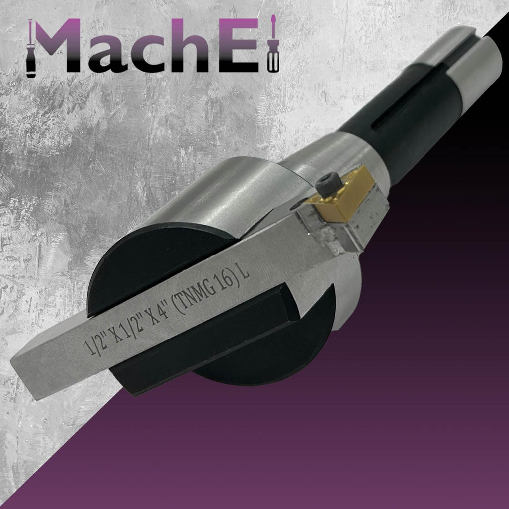 2" (50 mm) Head Diameter Fly Cutter with R8 Shank (7/16" Drawbar) and Replaceable Carbide Insert Bit (Indexable Tool)