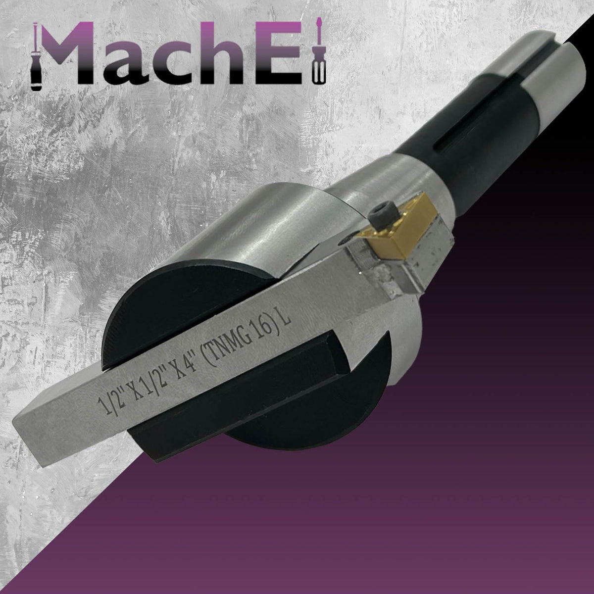 2" (50 mm) Head Diameter Fly Cutter with R8 Shank (7/16" Drawbar) and Replaceable Carbide Insert Bit (Indexable Tool)