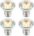 4-Pack 50W Reptile Heat Lamp Bulb, UVA UVB Full Spectrum Turtle Basking Bulb, Reptile Habitats Tank Accessories